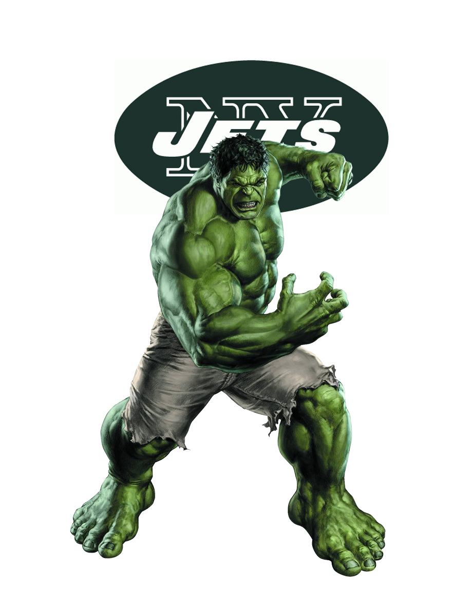 New York Jets Hulk Logo vinyl decal